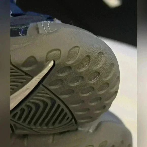 NIKE AIR MORE UPTEMPO (PS) COOL GREY-MIDNIGHT NAVY BLUE-WHITE  [DM3318-009] - Picture 14 of 14